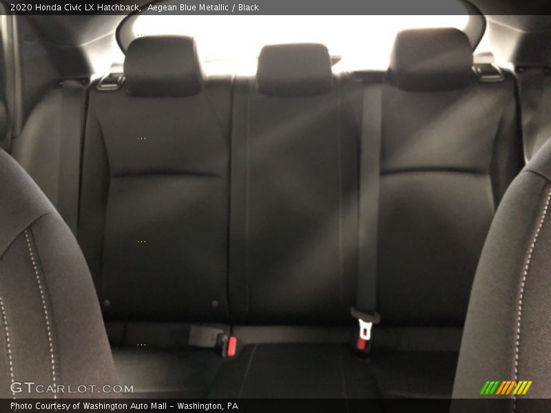 Aegean Blue Metallic / Black 2020 Honda Civic LX Hatchback