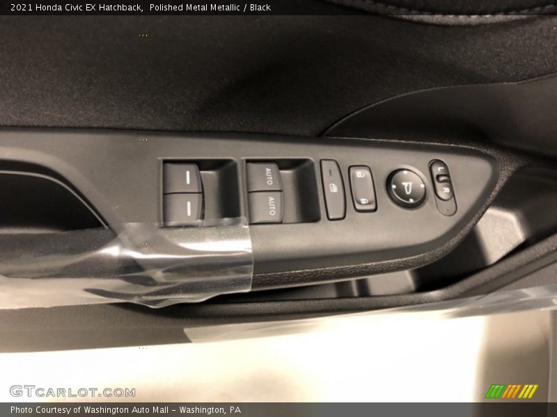 Polished Metal Metallic / Black 2021 Honda Civic EX Hatchback