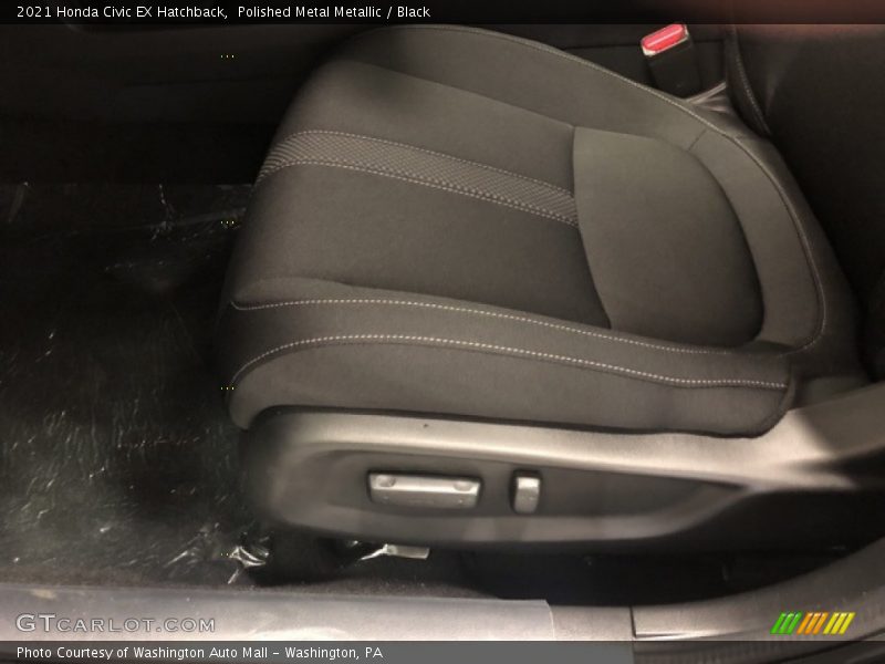 Polished Metal Metallic / Black 2021 Honda Civic EX Hatchback