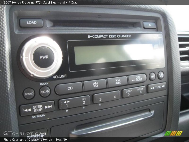 Steel Blue Metallic / Gray 2007 Honda Ridgeline RTS