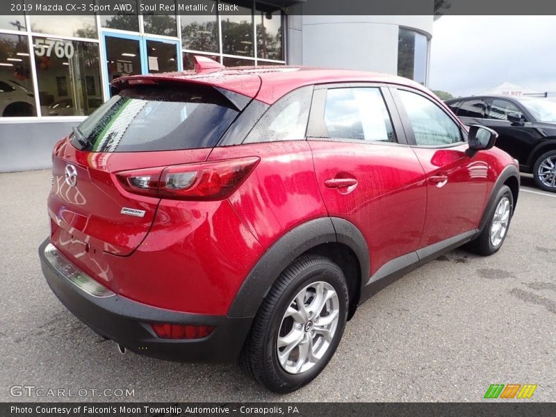 Soul Red Metallic / Black 2019 Mazda CX-3 Sport AWD