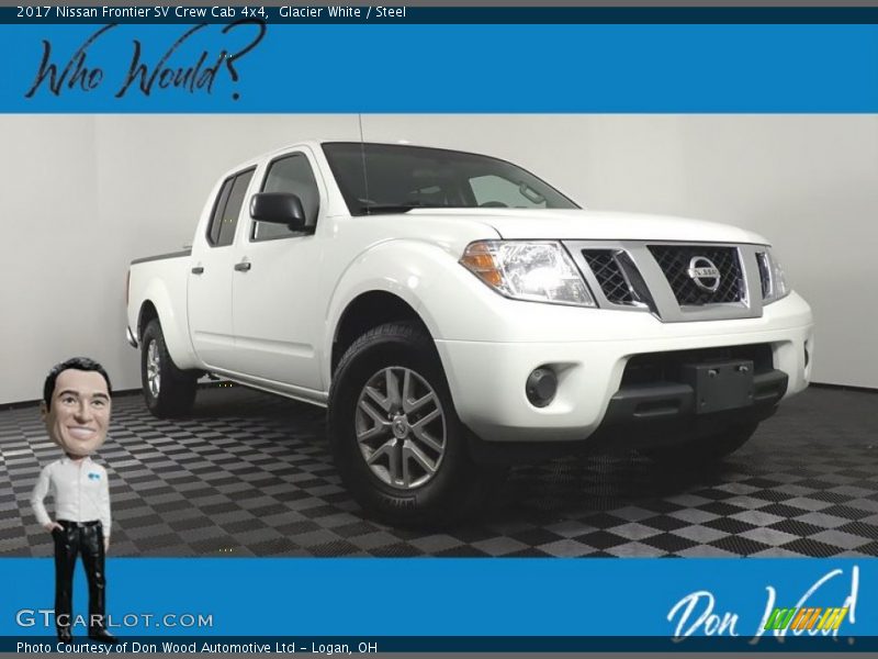 Glacier White / Steel 2017 Nissan Frontier SV Crew Cab 4x4