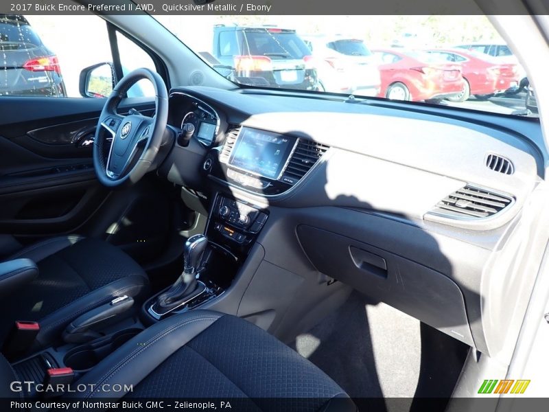 Quicksilver Metallic / Ebony 2017 Buick Encore Preferred II AWD