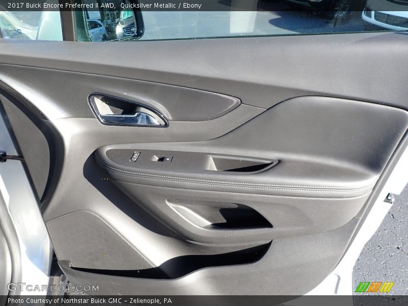 Quicksilver Metallic / Ebony 2017 Buick Encore Preferred II AWD