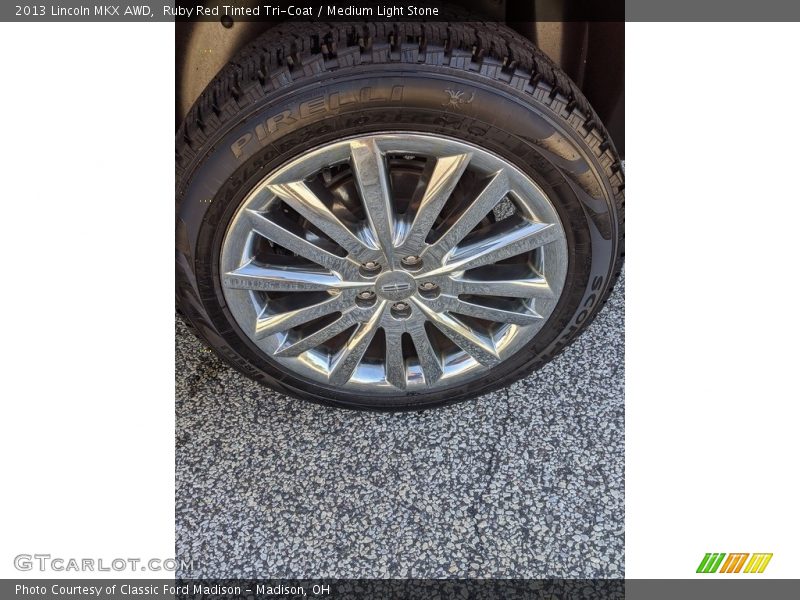 Ruby Red Tinted Tri-Coat / Medium Light Stone 2013 Lincoln MKX AWD