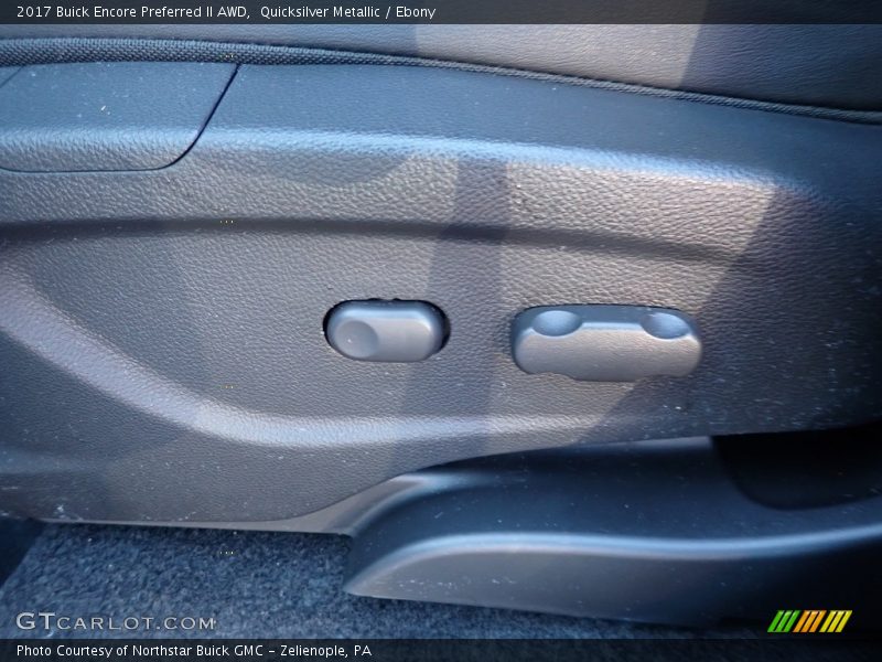 Quicksilver Metallic / Ebony 2017 Buick Encore Preferred II AWD