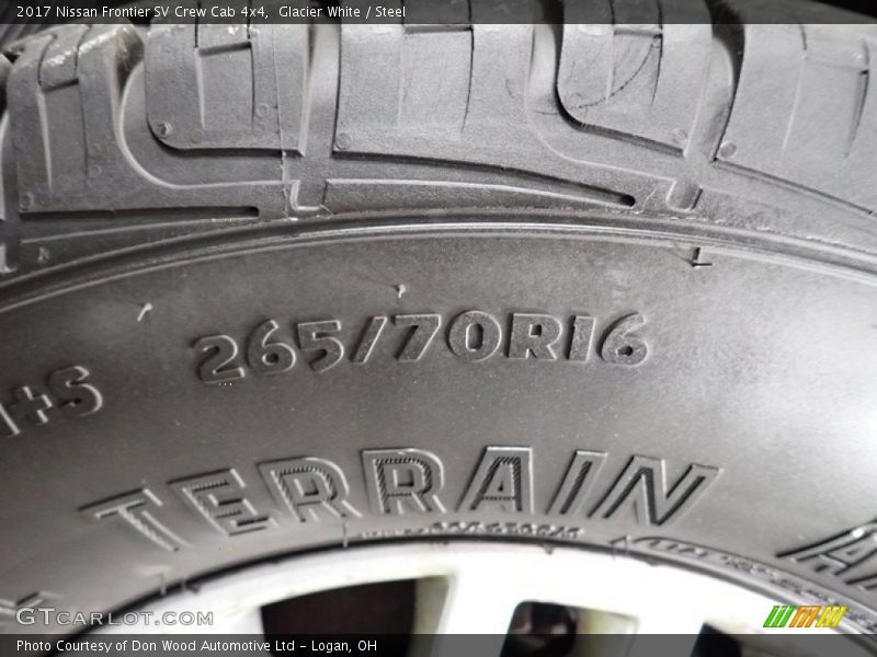 Glacier White / Steel 2017 Nissan Frontier SV Crew Cab 4x4