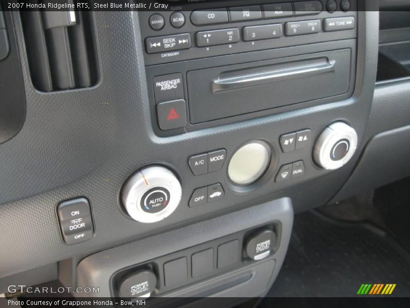 Steel Blue Metallic / Gray 2007 Honda Ridgeline RTS