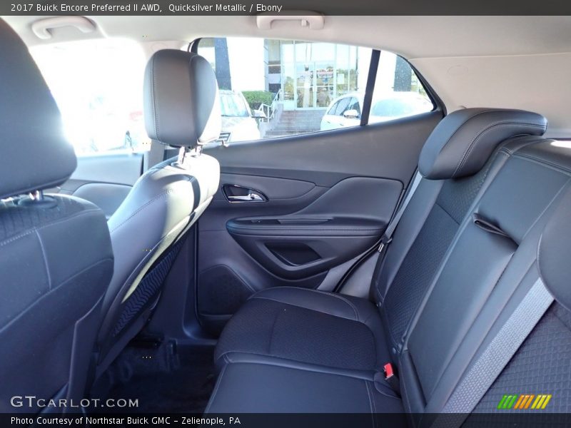 Quicksilver Metallic / Ebony 2017 Buick Encore Preferred II AWD