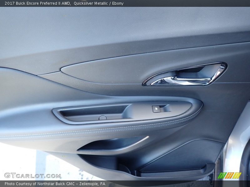 Quicksilver Metallic / Ebony 2017 Buick Encore Preferred II AWD
