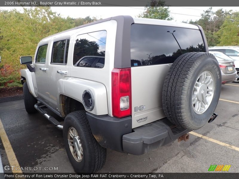 Boulder Gray Metallic / Ebony Black 2006 Hummer H3