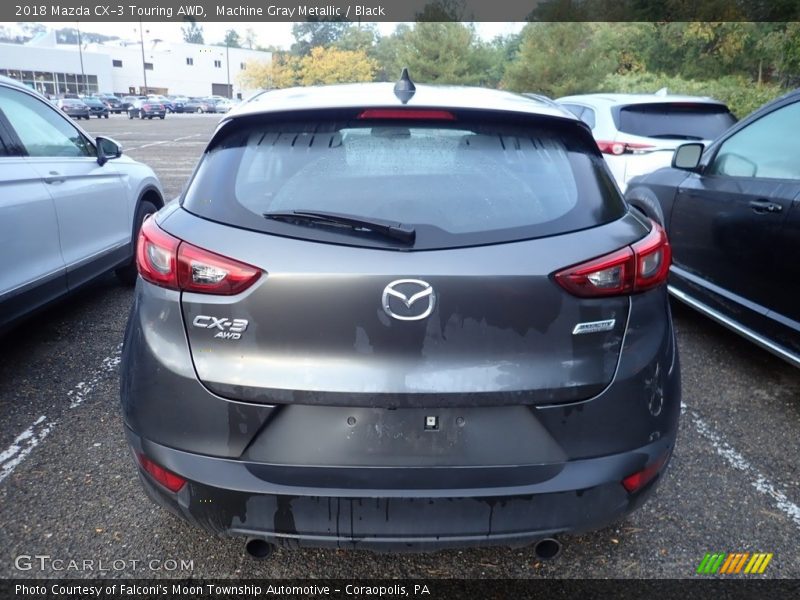 Machine Gray Metallic / Black 2018 Mazda CX-3 Touring AWD