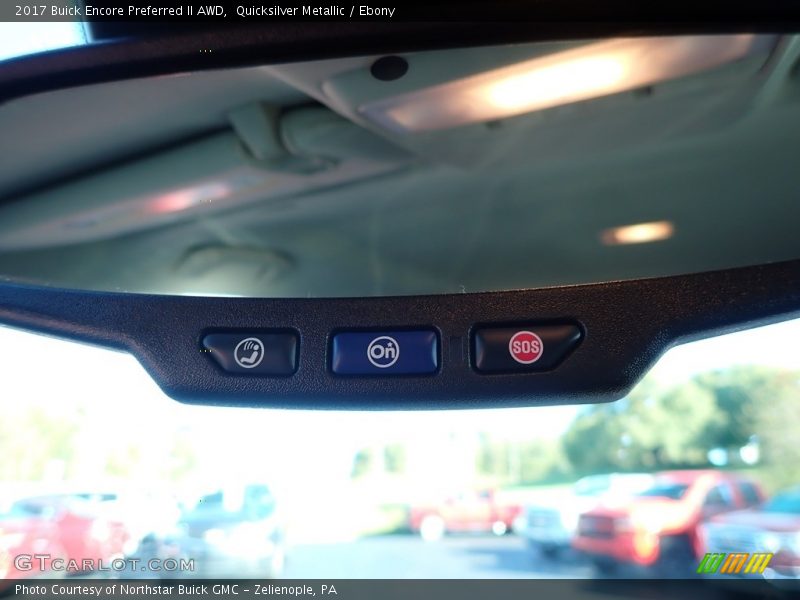 Quicksilver Metallic / Ebony 2017 Buick Encore Preferred II AWD