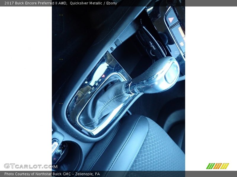 Quicksilver Metallic / Ebony 2017 Buick Encore Preferred II AWD