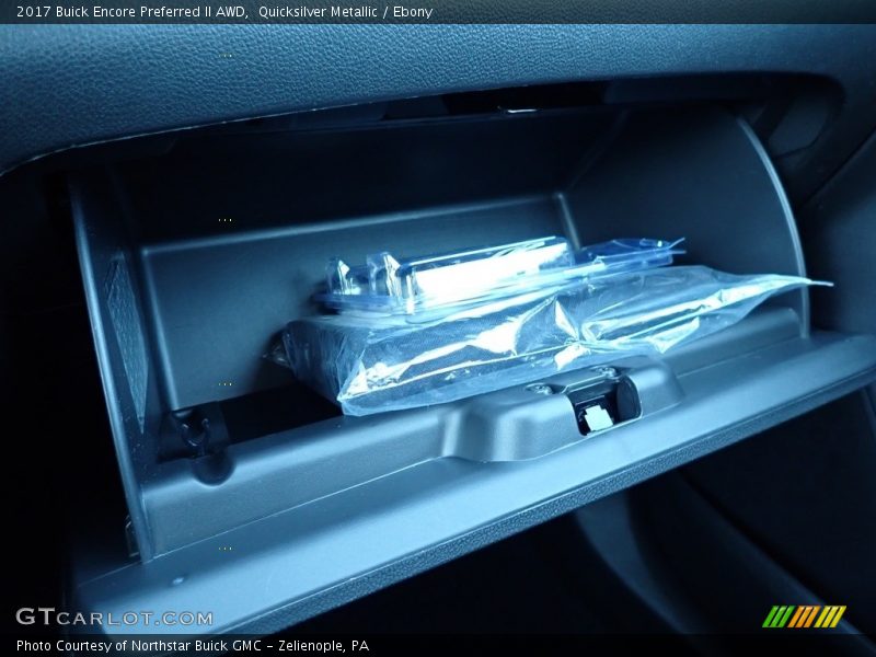 Quicksilver Metallic / Ebony 2017 Buick Encore Preferred II AWD