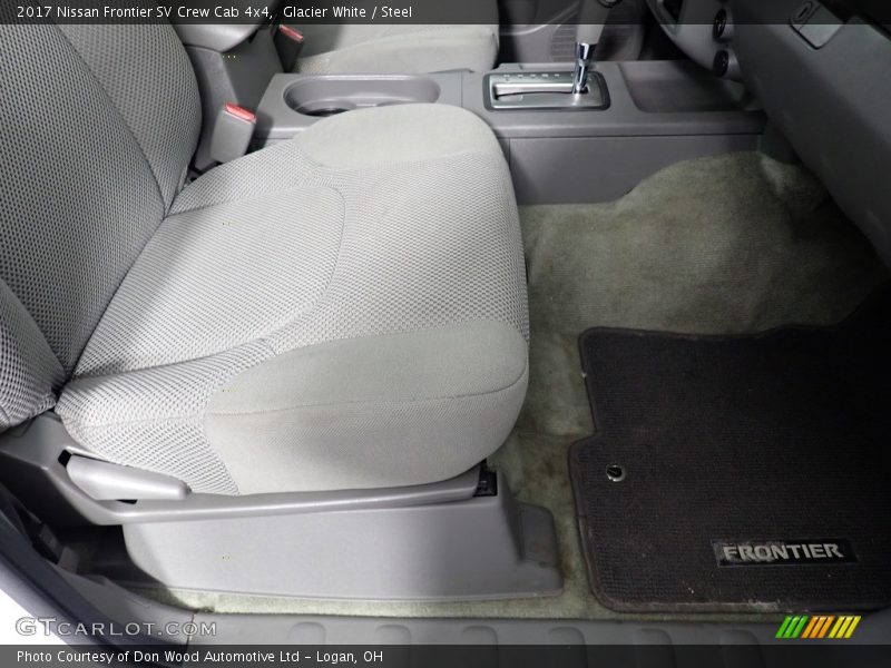 Front Seat of 2017 Frontier SV Crew Cab 4x4