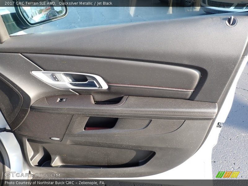 Quicksilver Metallic / Jet Black 2017 GMC Terrain SLE AWD