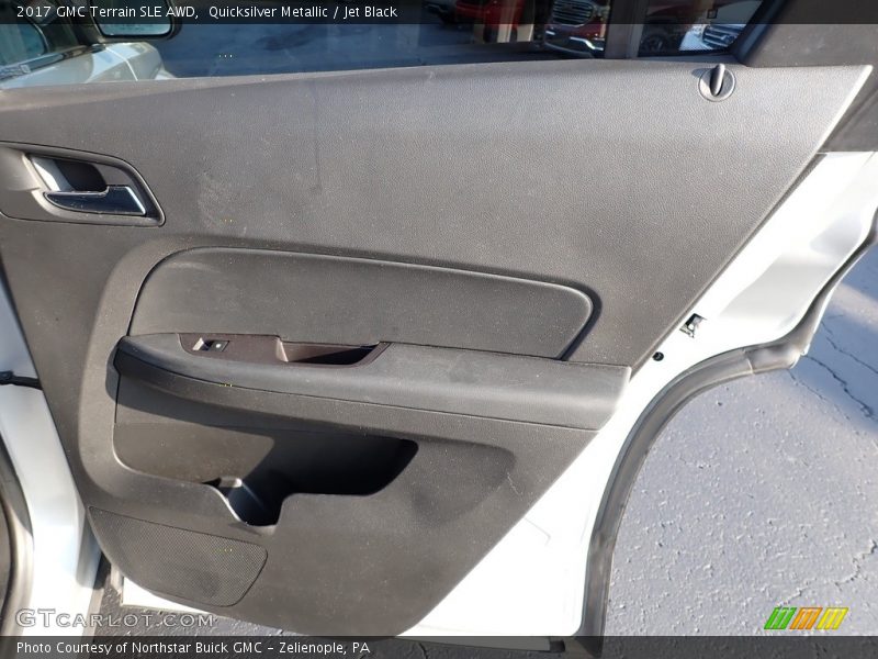 Quicksilver Metallic / Jet Black 2017 GMC Terrain SLE AWD