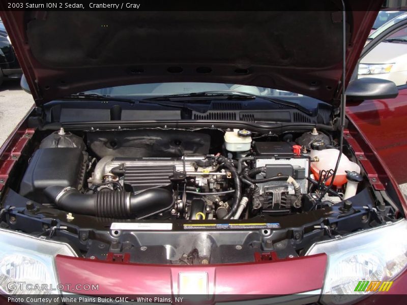 Cranberry / Gray 2003 Saturn ION 2 Sedan