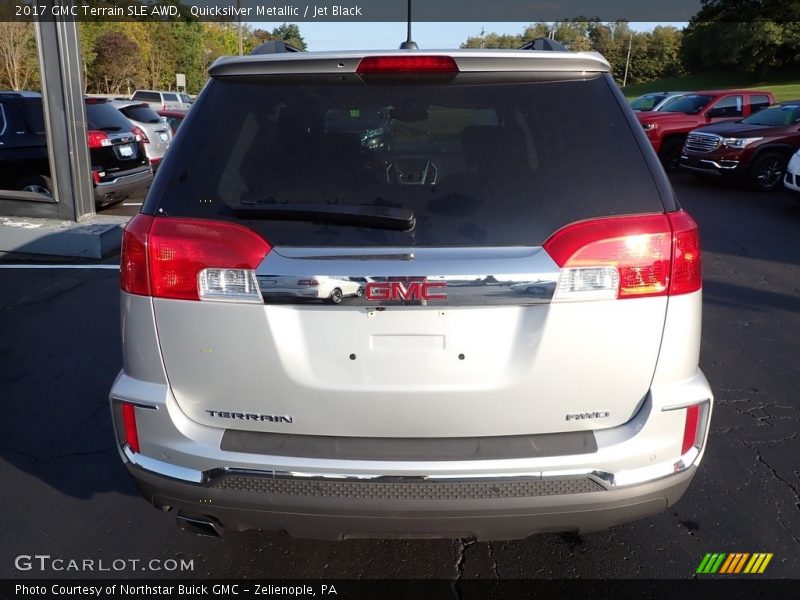 Quicksilver Metallic / Jet Black 2017 GMC Terrain SLE AWD