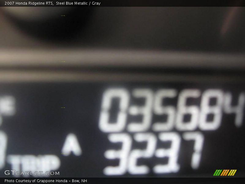 Steel Blue Metallic / Gray 2007 Honda Ridgeline RTS
