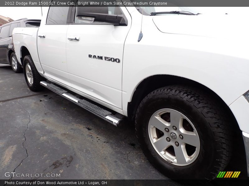 Bright White / Dark Slate Gray/Medium Graystone 2012 Dodge Ram 1500 SLT Crew Cab