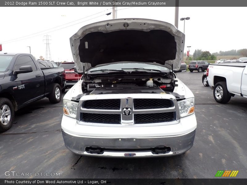 Bright White / Dark Slate Gray/Medium Graystone 2012 Dodge Ram 1500 SLT Crew Cab