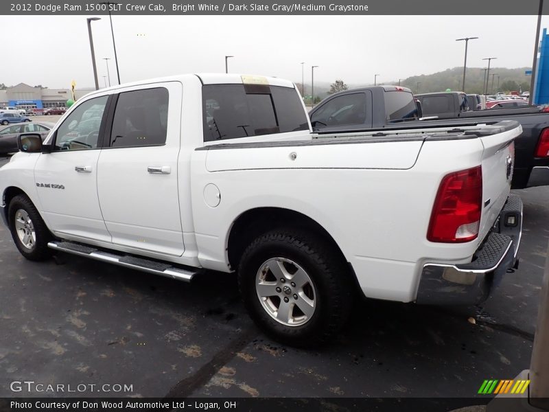 Bright White / Dark Slate Gray/Medium Graystone 2012 Dodge Ram 1500 SLT Crew Cab