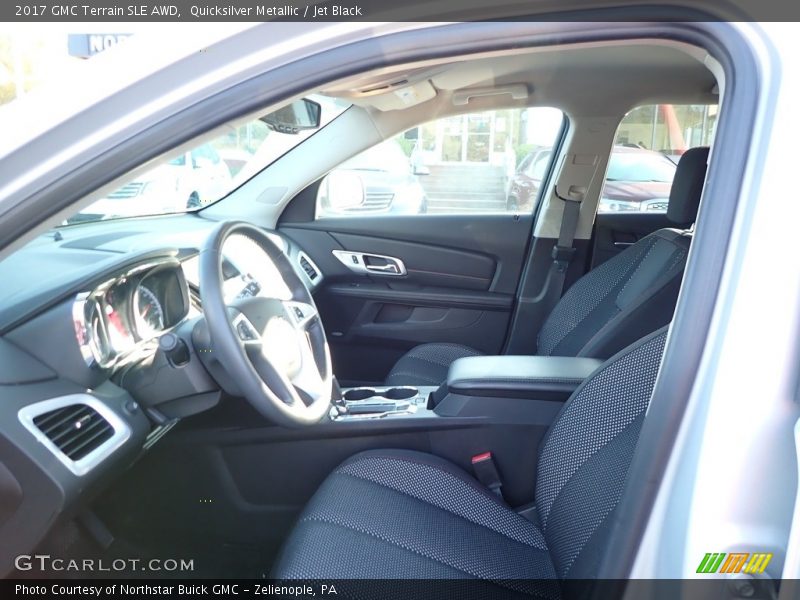 Quicksilver Metallic / Jet Black 2017 GMC Terrain SLE AWD