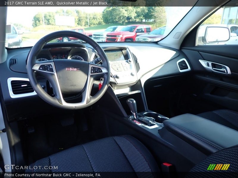 Quicksilver Metallic / Jet Black 2017 GMC Terrain SLE AWD