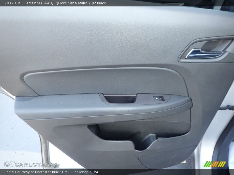 Quicksilver Metallic / Jet Black 2017 GMC Terrain SLE AWD