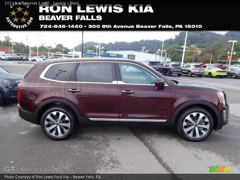 Sangria / Black 2021 Kia Telluride S AWD