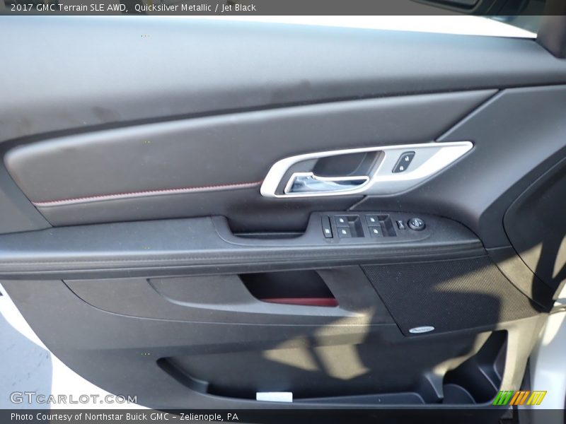 Quicksilver Metallic / Jet Black 2017 GMC Terrain SLE AWD