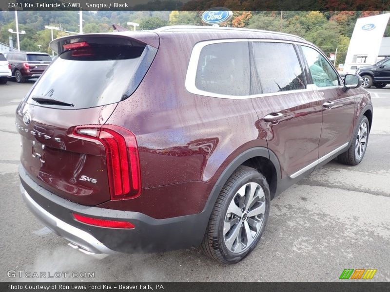 Sangria / Black 2021 Kia Telluride S AWD