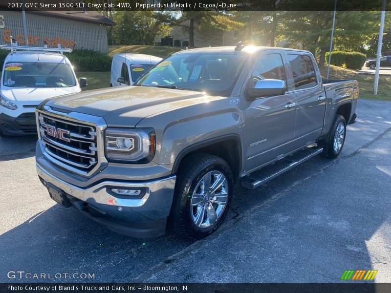 Pepperdust Metallic / Cocoa/­Dune 2017 GMC Sierra 1500 SLT Crew Cab 4WD