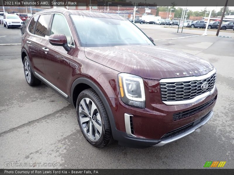 Sangria / Black 2021 Kia Telluride S AWD