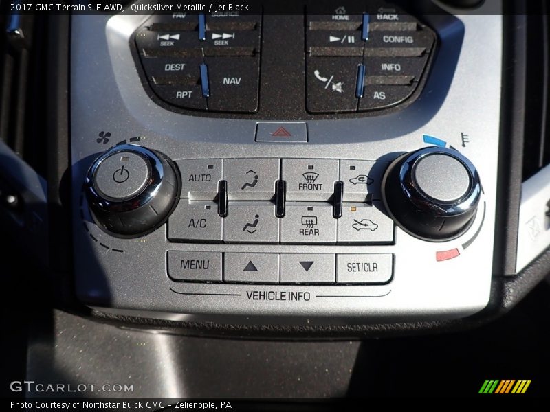 Quicksilver Metallic / Jet Black 2017 GMC Terrain SLE AWD