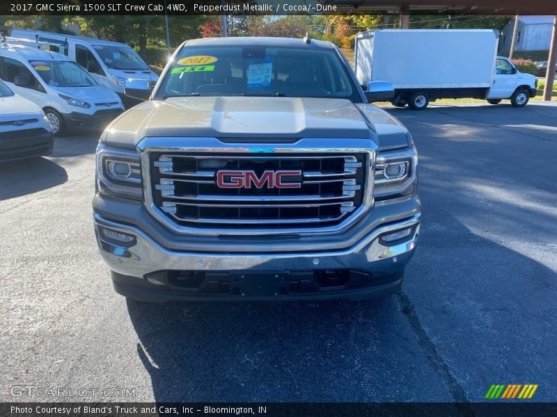 Pepperdust Metallic / Cocoa/­Dune 2017 GMC Sierra 1500 SLT Crew Cab 4WD