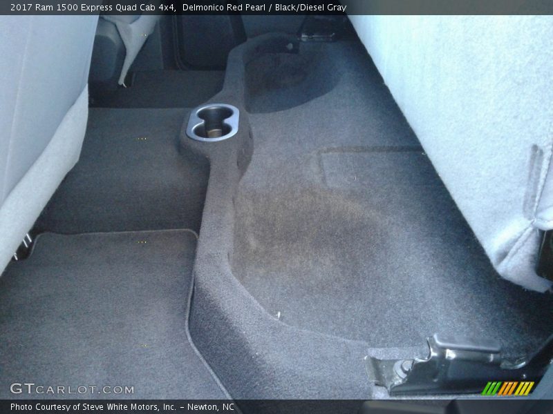 Delmonico Red Pearl / Black/Diesel Gray 2017 Ram 1500 Express Quad Cab 4x4