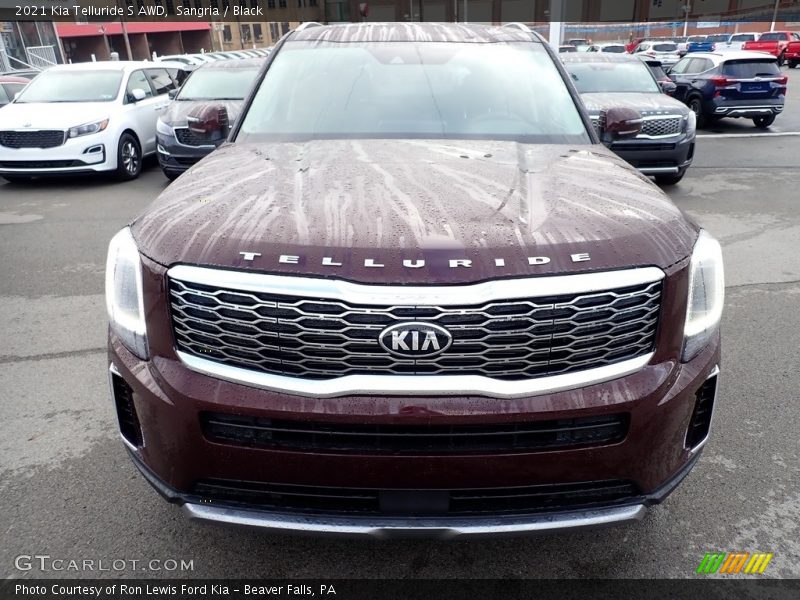Sangria / Black 2021 Kia Telluride S AWD