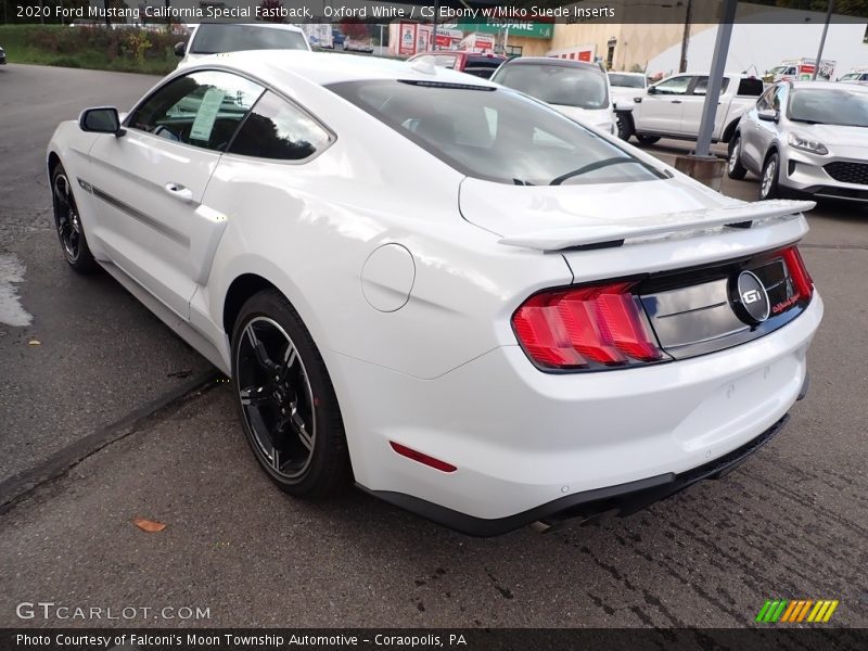  2020 Mustang California Special Fastback Oxford White