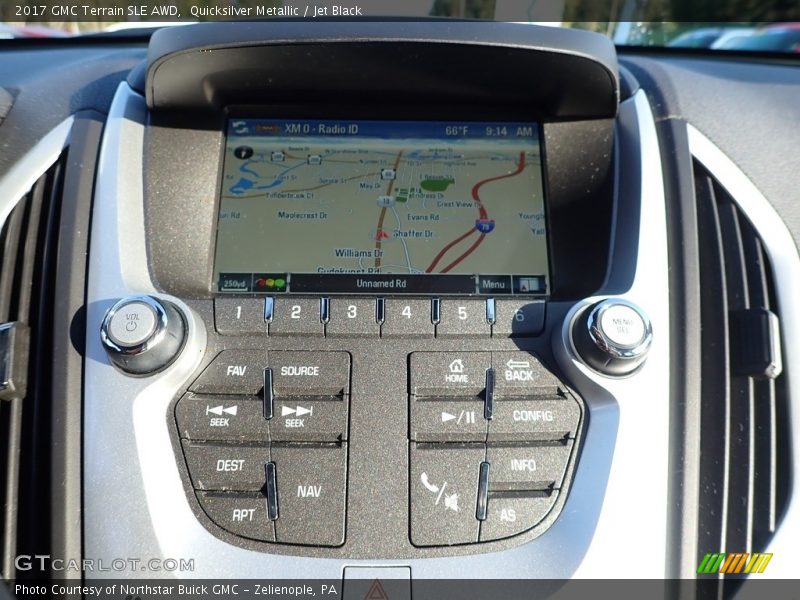 Quicksilver Metallic / Jet Black 2017 GMC Terrain SLE AWD
