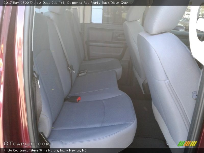 Delmonico Red Pearl / Black/Diesel Gray 2017 Ram 1500 Express Quad Cab 4x4