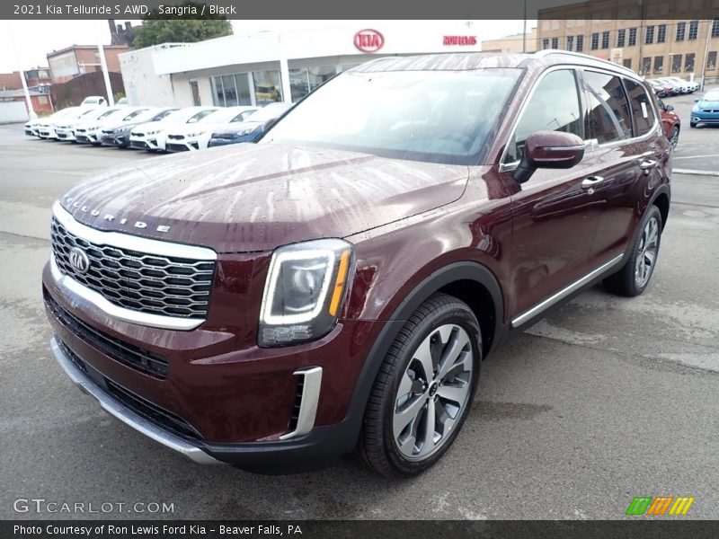 Sangria / Black 2021 Kia Telluride S AWD