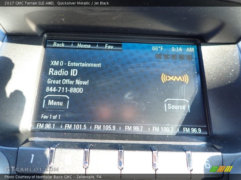 Quicksilver Metallic / Jet Black 2017 GMC Terrain SLE AWD