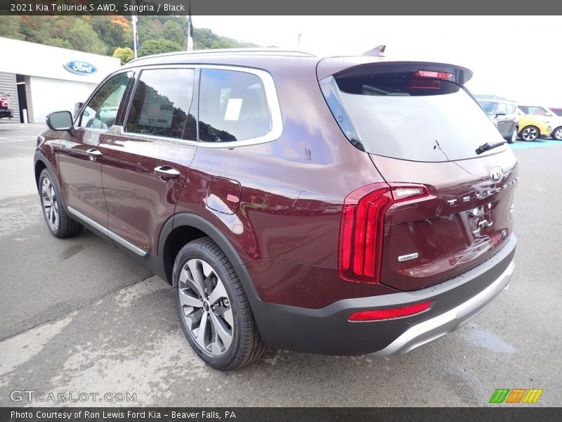 Sangria / Black 2021 Kia Telluride S AWD