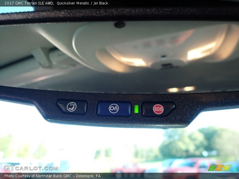 Quicksilver Metallic / Jet Black 2017 GMC Terrain SLE AWD