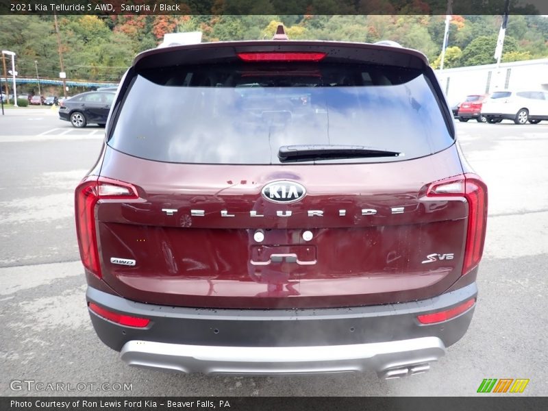 Sangria / Black 2021 Kia Telluride S AWD