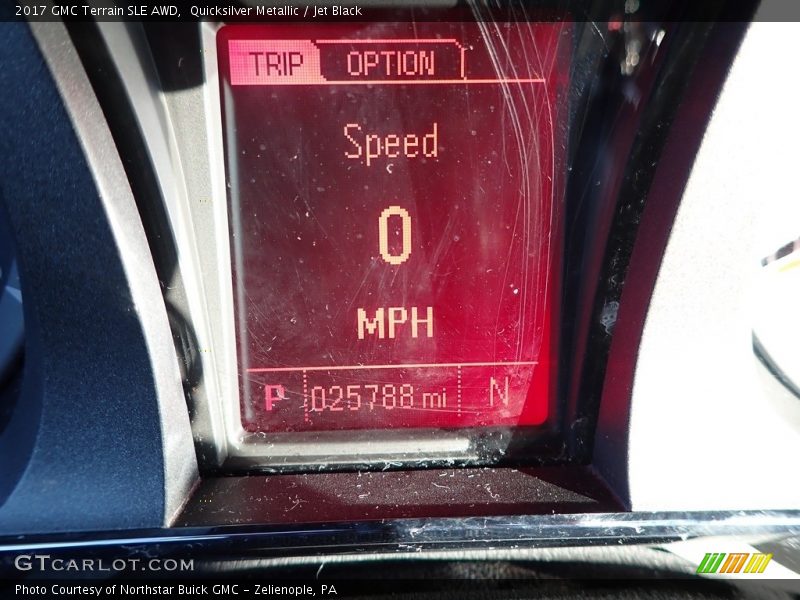 Quicksilver Metallic / Jet Black 2017 GMC Terrain SLE AWD