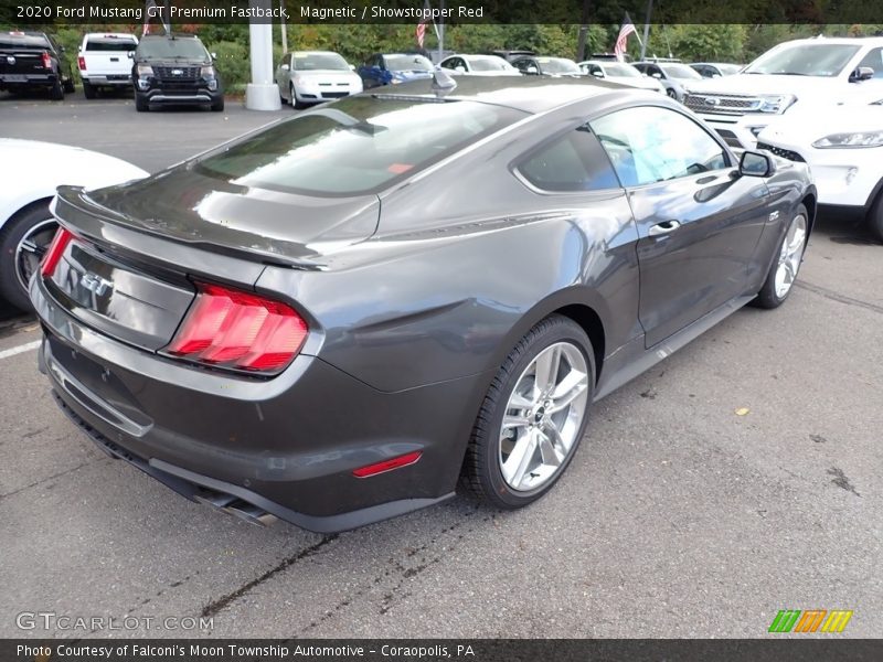 Magnetic / Showstopper Red 2020 Ford Mustang GT Premium Fastback